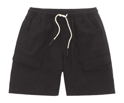 Kurze Hose OAS Black Cargo Linen Herren