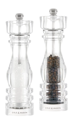 Peper- en zoutmolen Cole & Mason London Acrylic 22 cm