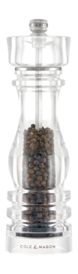 Pepper Mill Cole & Mason London Acrylic 22 cm