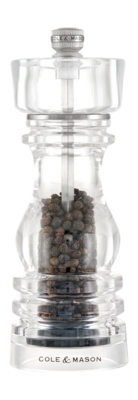 Pepper Mill Cole & Mason London Acrylic 18 cm