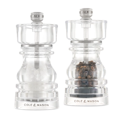 Peper- en zoutmolen Cole & Mason London Acrylic 13 cm
