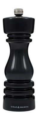 Salzmühle Cole & Mason London Black Gloss 18 cm