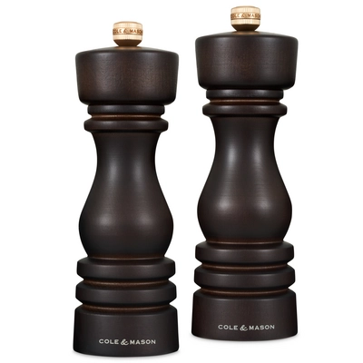 Salt and Pepper Mill Cole & Mason London Dark Chocolate 18 cm