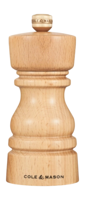 Pepper Mill Cole & Mason London Natural Beech 13 cm