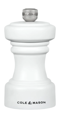 Pepper Mill Cole & Mason Hoxton White Wood 10 cm