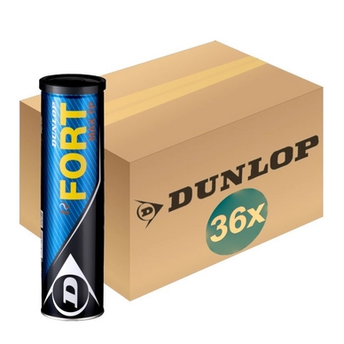 Tennisbal Dunlop Fort Max TP 4 Tin (Doos 36x4)