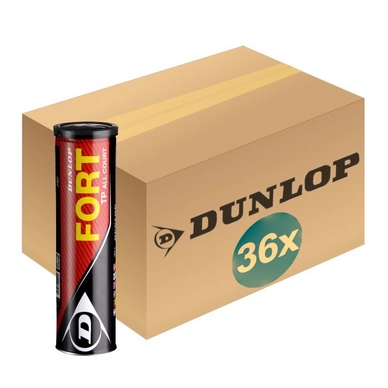 Tennisbal Dunlop Fort TP 4-Tin (Doos 18x4)