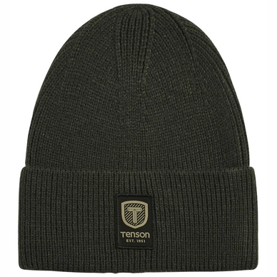 Muts Tenson Badge Beanie Dark Khaki