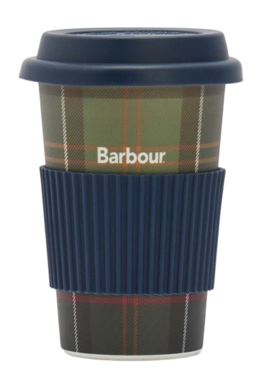Reisbeker Barbour Unisex Reusable Tartan Travel Mug Classic Tartan