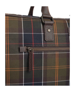 Barbour tartan bag sale