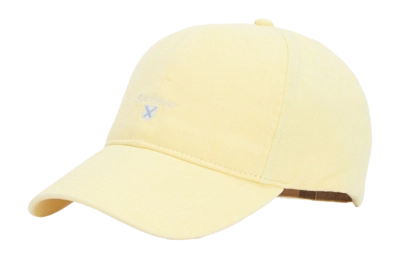 Pet Barbour Unisex Cascade Sports Cap Heritage Lemon