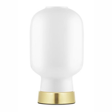 Lampe de Table Normann Copenhagen Amp White Brass