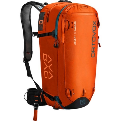 Skirucksack Ortovox Ascent 30 Avabag Crazy Orange (inklusive Airbag)