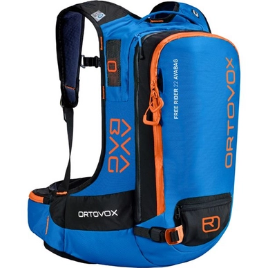 Skirucksack Ortovox Free Rider 22 Avabag Safety Blue (mit Airbag kompatibel)
