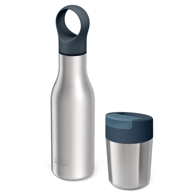 Reisbeker Joseph Joseph Giftset Refill Repeat Grijs Blauw (2-Delig)