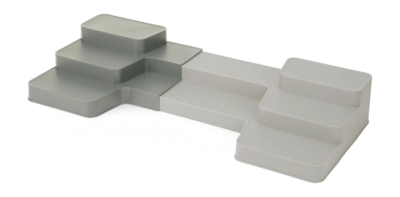 Kitchen Organizer Joseph Joseph Duo Expandable Tiered Organizer Grey