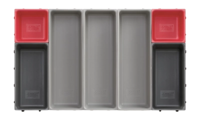 Drawer Organizer Joseph Joseph Duo Drawer Organizer Set Grey (7-piece)