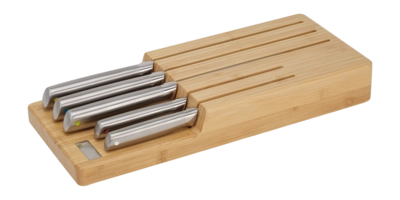 Messenset Joseph Joseph Elevate Steel Knives Bamboo Bruin (5-delig) 24