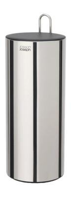 Toilet Roll Holder Joseph Joseph EasyStore Luxury Toilet Roll Holder Silver