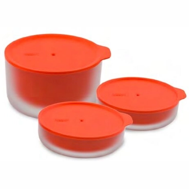 Bol Micro-ondes Joseph Joseph M-Cuisine Cool-Touch Orange (3 pièces)