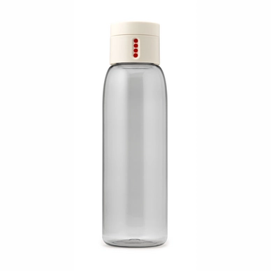 Wasserflasche Joseph Joseph Dot Hydration 600 ml Weiß