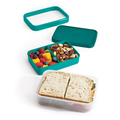 Lunchbox Joseph Joseph Go Eat Compact 2 in 1 Teal