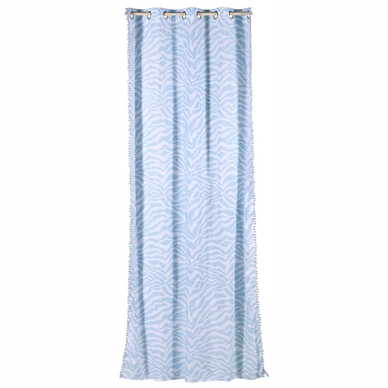 Gordijn Kidsdepot Zebra Blue
