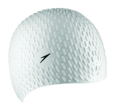 Badekappe Speedo Bubble Cap Unisex White