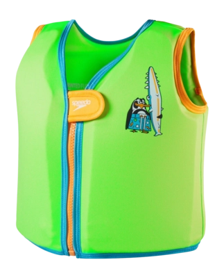 Schwimmweste Speedo LTS Character PR Float Vest Green / Blue / Yellow 4-6 Jahre