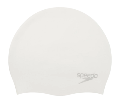 Badmuts Speedo Unisex Moulded Silicone Cap White