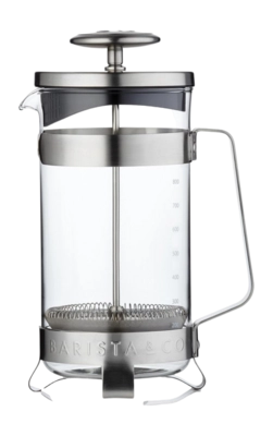 Cafetière Barista & Co 8 Kops Zilver