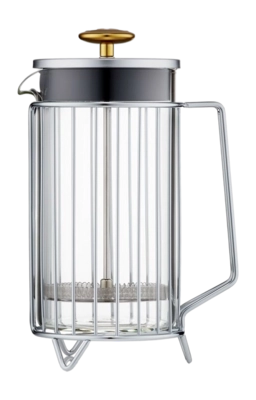 Cafetière Barista & Co Corral 8 Kops Zilver