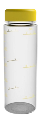 Waterfles Barista & Co Timer Fles Geel