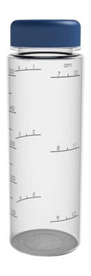 Waterfles Barista & Co Timer Fles Blauw