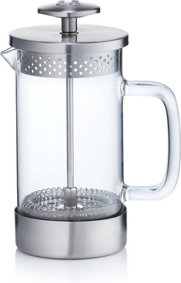 Cafetière Barista & Co Core 3 Kops Zilver