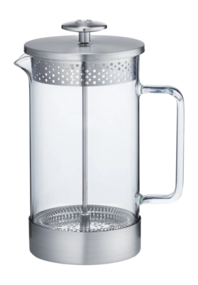 Cafetière Barista & Co Core 8 Kops Zilver