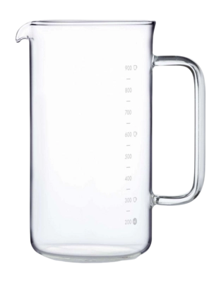 Maatbeker Barista & Co Core Glas 900ml Transparant