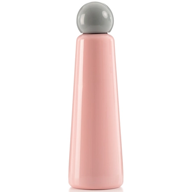 Waterfles Lund London Skittle Dubbelwandig Pink & Light Grey 0,75 L