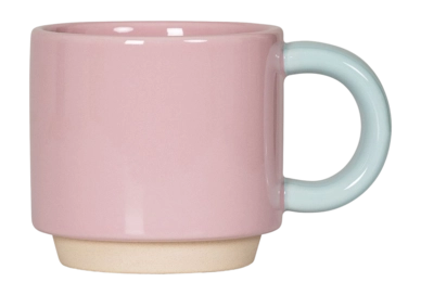 Espresso Mok Lund London Skittle Stapelbaar Pink & Mint
