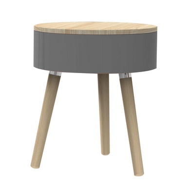 Bijzettafel Lund London Skittle Grey 34,5 x 34,5 x 52 cm