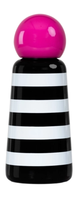 Waterfles Lund London Skittle Dubbelwandig Stripes & Hot Pink 0,3 L