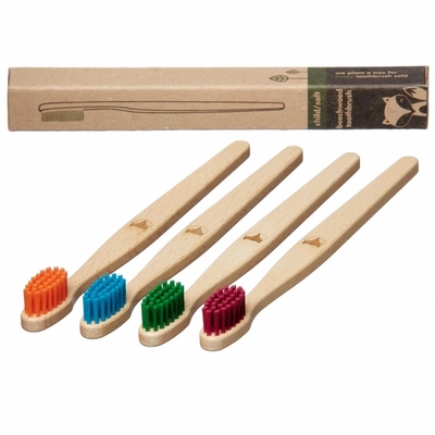 6---fox-green-kids-wooden-toothbrush-ecoliving(5)