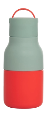 Drinkfles Lund London Skittle Active Dubbelwandig Coral & Mint 0,25 L
