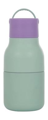 Drinkfles Lund London Skittle Active Dubbelwandig Mint & Lilac 0,25 L