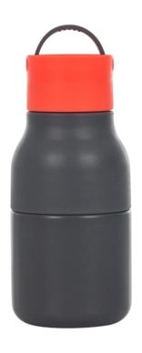 Drinkfles Lund London Skittle Active Dubbelwandig Grey & Coral 0,25 L