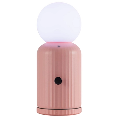 Tafellamp Lund London Skittle Multicolor Draadloos met Telefoonoplader Pink