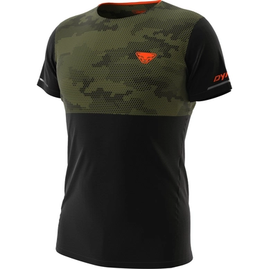 Laufshirt Dynafit Trail Graphic Men Winter Moos Exagon Camo