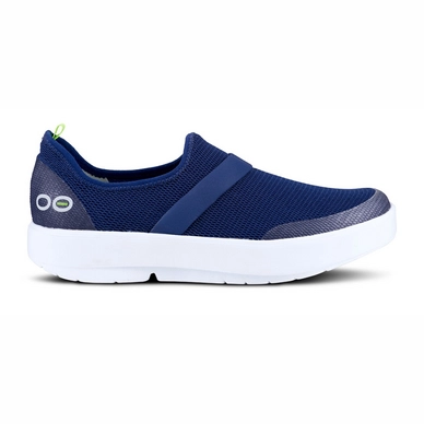 Sneaker OOfos Women Oomg Mesh White Navy
