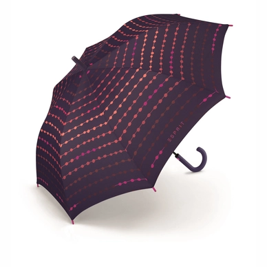 Regenschirm Esprit Long AC Dotty Line Dark Lilac
