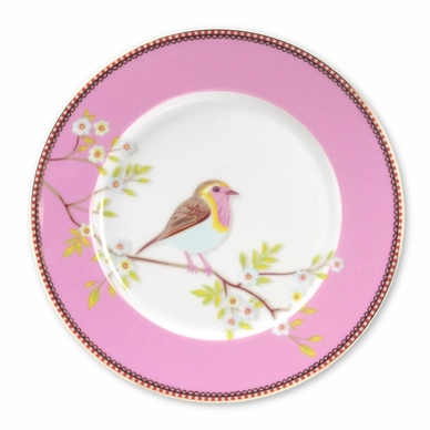 Ontbijtbord Pip Studio Early Bird Pink 21 cm (Set van 6)